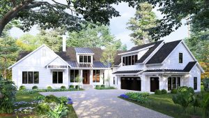 Contemporary Farmhouse Home Plan